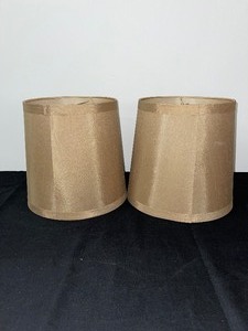lot 71 image: Pair of Cone-shaped Lampshades