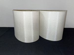 lot 81 image: Pair of Oval Lampshades