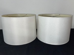lot 85 image: Pair of Tapered Lampshades