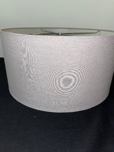 lot 113 image: Single Drum Lavender Lampshade