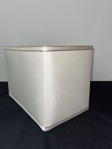 lot 119 image: Single Rectangular Banded Lampshade