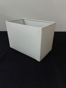 lot 125 image: Single Rectangular Lampshade