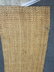 lot 137 image: Jute runner rug