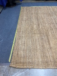 lot 771 image: Jute Area Throw Rug