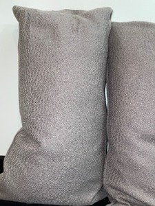 lot 852 image: Set of 2 Silver-grey Calvin Klein Pillows