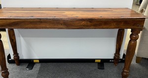 lot 872 image: Sofa tableMetal tacks accent