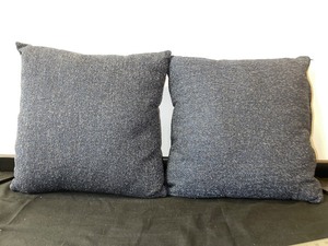 lot 946 image: Two Nubbly Texture Accent Pillows