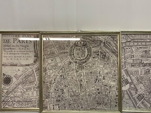 lot 469 image: Lot of 3 Paris Wall Art