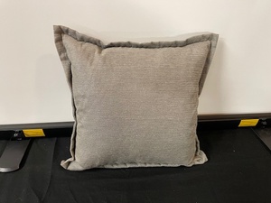 lot 165 image: Single Accent Silver Metallic Pillow