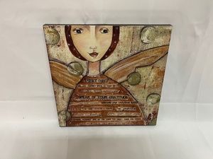 lot 409 image: Wall Decor - Angel w life sayings