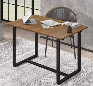 lot 48 image: Zinus Alto Dining TableComputer Desk Wood and Metal size 47.2 X 29.5 X 29 INCH