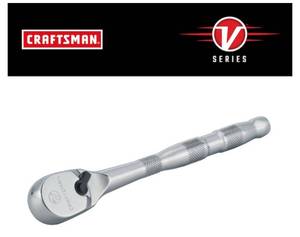 lot 25 image: CRAFTSMAN V-Series 96-Tooth 12-in Drive Comfort Grip Handle Ratchet 03252410