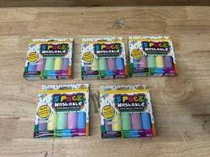 lot 92 image: Anker Art Lot of 5 packs Washable side walk chalk pack of 5