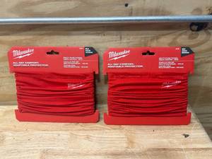 lot 69 image: Milwaukee lot of 2 Red Multi-Functional Neck Gaiter