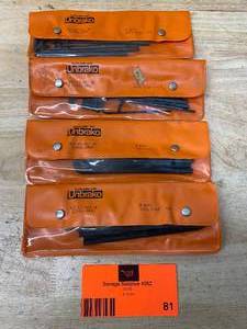 lot 81 image: Lot of 4 - Unbrako hex key kit no 18 (Long Arm)