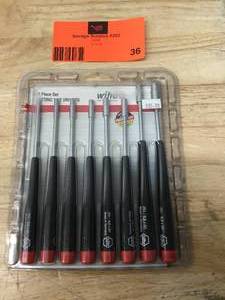 lot 36 image: 8 PIECE PRECISION NUT DRIVER SET - METRIC