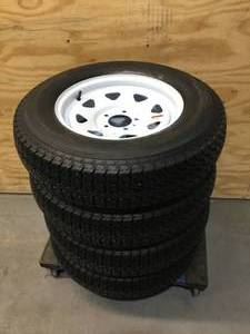 lot 84 image: Eco Trail ST Lot of 4 - ST 20575 D15 Trailer Tires