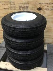 lot 85 image: Eco Trail ST Lot of 4 - Eco Trail 4.80-8 Trailer Tires