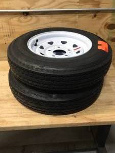 lot 86 image: Eco Trail Lot of 2 - Eco Trail 5.30-12 Trailer Tires