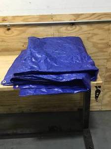 lot 87 image: Blue Tarp 7 X 9