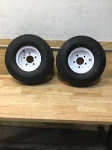 lot 99 image: Eco Trail Lot of 2 - Eco Trail trailer tires 5.70-8