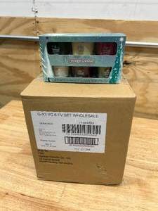 lot 101 image: YANKEE CANDLE Case of 6- Candle Sets (6 candles per set)