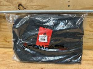 lot 137 image: COMPASS360 AT23102-10 ADVANTAGETEK RAIN JACKET - BLACK (XXL)