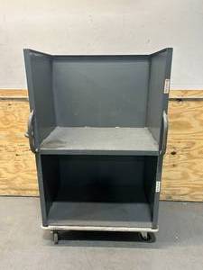lot 138 image: Heavy Duty Rolling Warehouse Cart