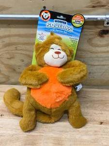 lot 164 image: Wonder Squeaks Large Squeaker Ball Dog Toy (Monkey)