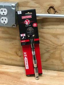 lot 167 image: CRAFTSMAN V-Series 96-Tooth 12-in Drive Comfort Grip Handle Ratchet