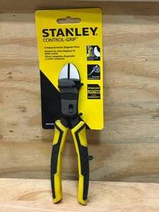 lot 172 image: STANLEY Pliers, Control Grip, Compound Action, Diagonal Cutting (STHT74915)