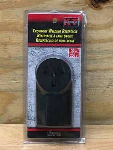 lot 179 image: K-T Industries 2-2650 Crowfoot Welding Receptacle, 250 V, 50 A, Female