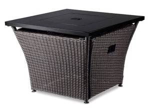 lot 30A image: BLUE RHINO Pallet of 7- 32-in W 50000-BTU Steel Propane Gas Fire Pit Tables