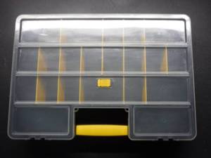 Compartment Plastic Storage Boxes  Approximately 2 