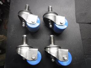 Double Wheel Casters  Approximately 4 