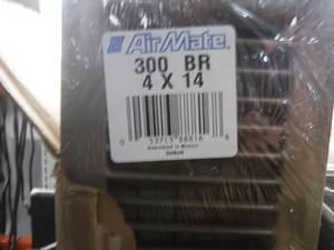 1 Box of Air Mate 300 BR 4x14 Brown Vents