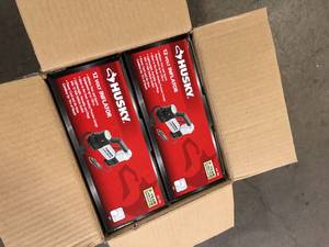 Lot of 2 Husky 12-Volt Corded Electric Inflator Customer Returns See Pictures