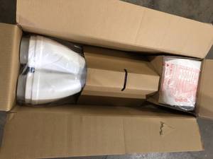 Panasonic Exterior Wall Cap Accessory, Designed for WhisperComfort Model #FV-04VE1 ERV Exhaust and Supply Air Flow    Customer Returns See Pictures