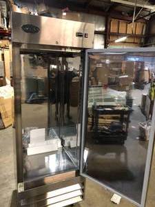 SABA 23.0 cu. ft. One Door Commercial Reach In Upright Freezer in Stainless Steel Customer Returns See Pictures