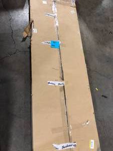 HARDWOOD REFLECTIONS 8 ft. L x 25 in. D Unfinished Walnut Solid Wood Butcher Block Countertop With Eased Edge  Customer Returns See Pictures