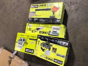 Lot of Assorted Ryobi Power Tools Various Models and Conditions   Customer Returns See Pictures
