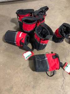 Lot of Husky 5 in. 10 Pocket Utility Sack Tool Bag Customer Returns See Pictures