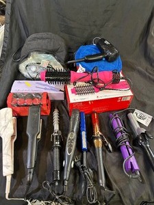 Assortment of Hair Curlers and More