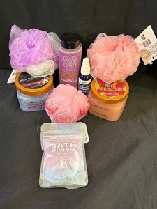 Assortment of Body Scrub, Loofas and More