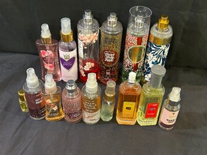 Assortment of Body Spray (Arianna Grande, Bath and Body, Vera Wang)