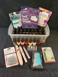 Lot of O.P.I Nail Polish and Foot Care Products and More