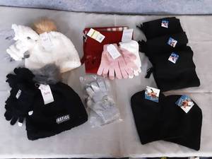 New with Tags Justice Hats, Gloves and More