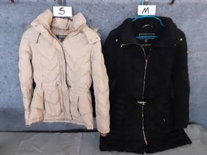 2 Womens jackets Kenneth Cole Reaction size S, Tommy Hilfiger size M