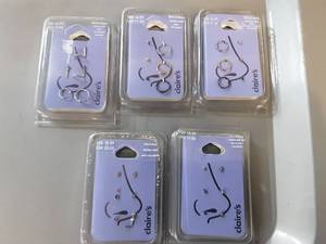 Five New Boxes of Nose Piercing Jewelry