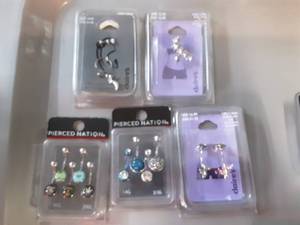 Five Boxes of Belly Button Jewelry